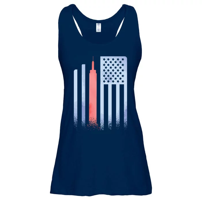 Empire State Flag Ladies Essential Flowy Tank