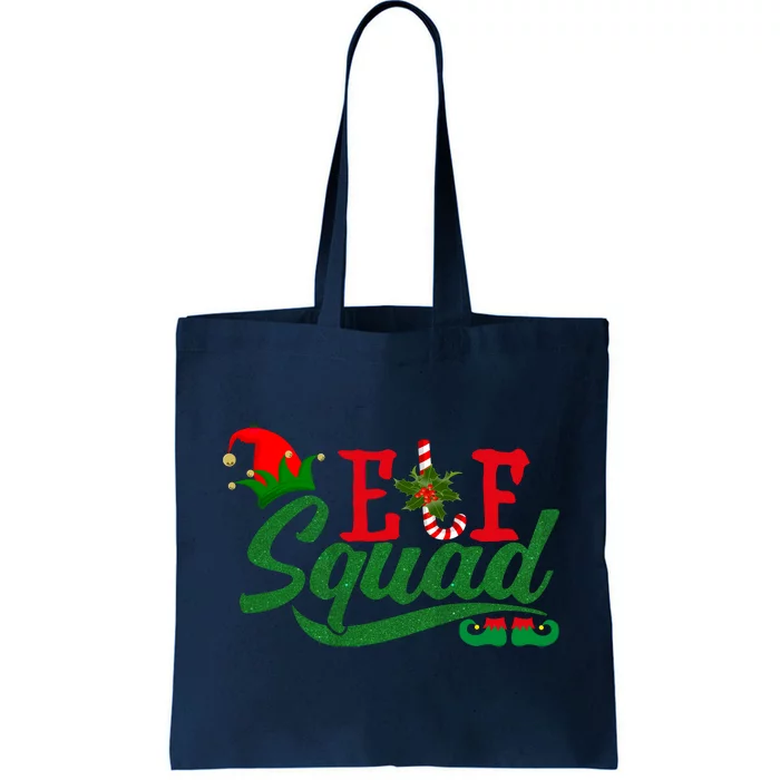 Elf Squad Festive Cute Christmas Tote Bag