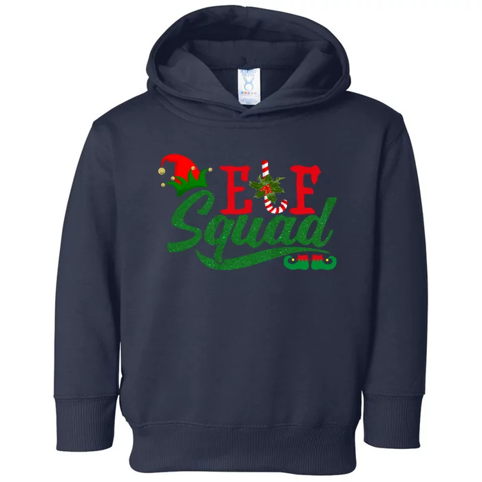 Elf Squad Festive Cute Christmas Toddler Hoodie