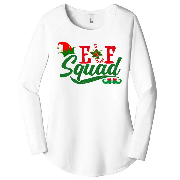 Elf Squad Festive Cute Christmas Women's Perfect Tri Tunic Long Sleeve Shirt