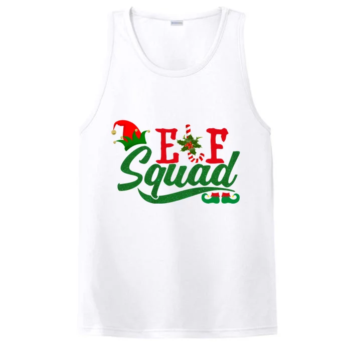 Elf Squad Festive Cute Christmas Performance Tank