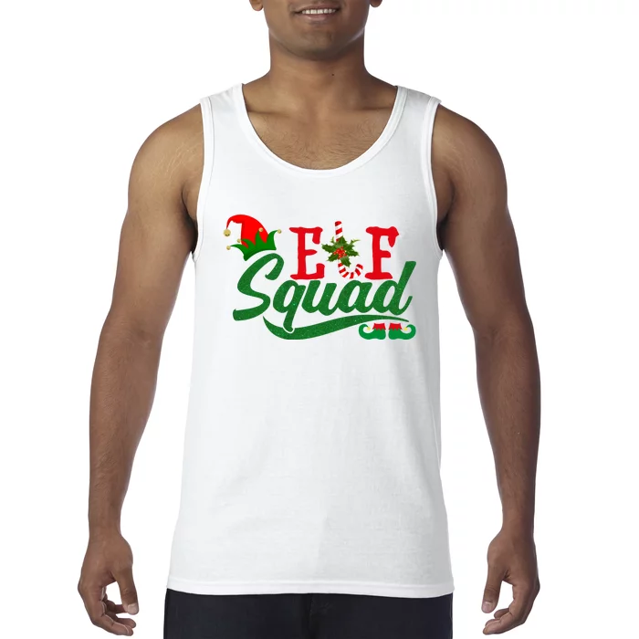 Elf Squad Festive Cute Christmas Tank Top