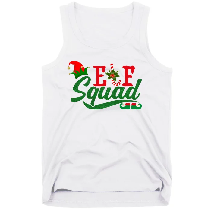 Elf Squad Festive Cute Christmas Tank Top