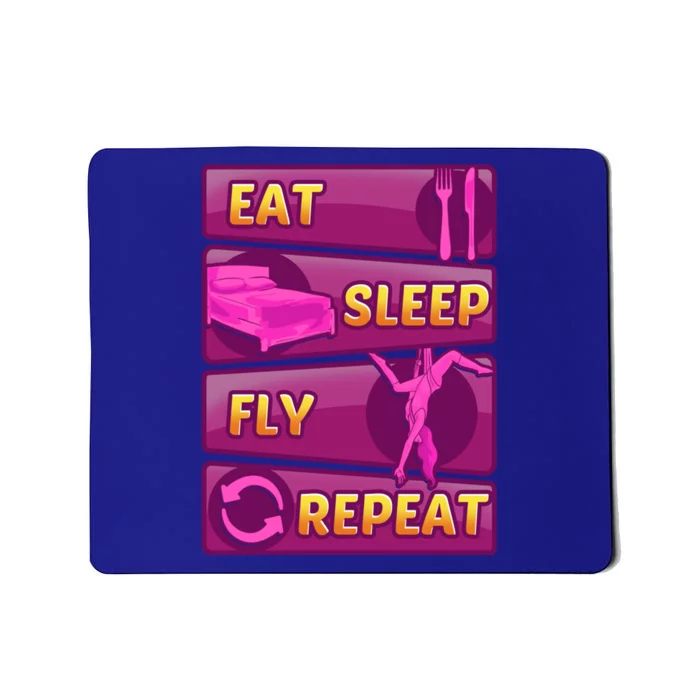 Eat Sleep Fly Repeat Aerial Yoga Silks Cool Gift Mousepad