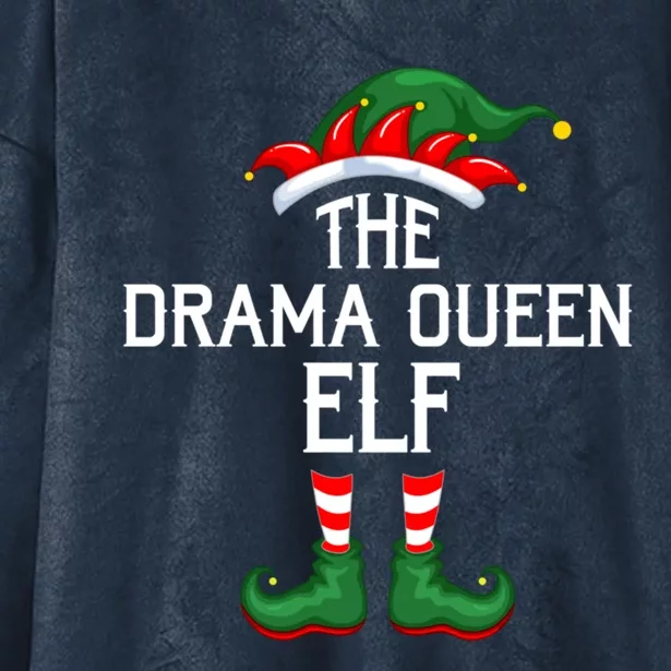 Elf Squad Family Matching The Drama Queen Elf Christmas Gift Hooded Wearable Blanket