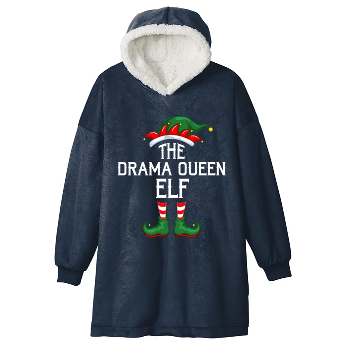 Elf Squad Family Matching The Drama Queen Elf Christmas Gift Hooded Wearable Blanket