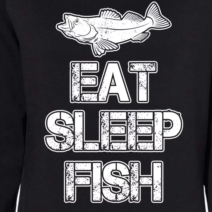 Eat Sleep Fish Fishing Fan Womens California Wash Sweatshirt