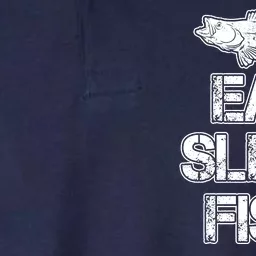 Eat Sleep Fish Fishing Fan Softstyle Adult Sport Polo