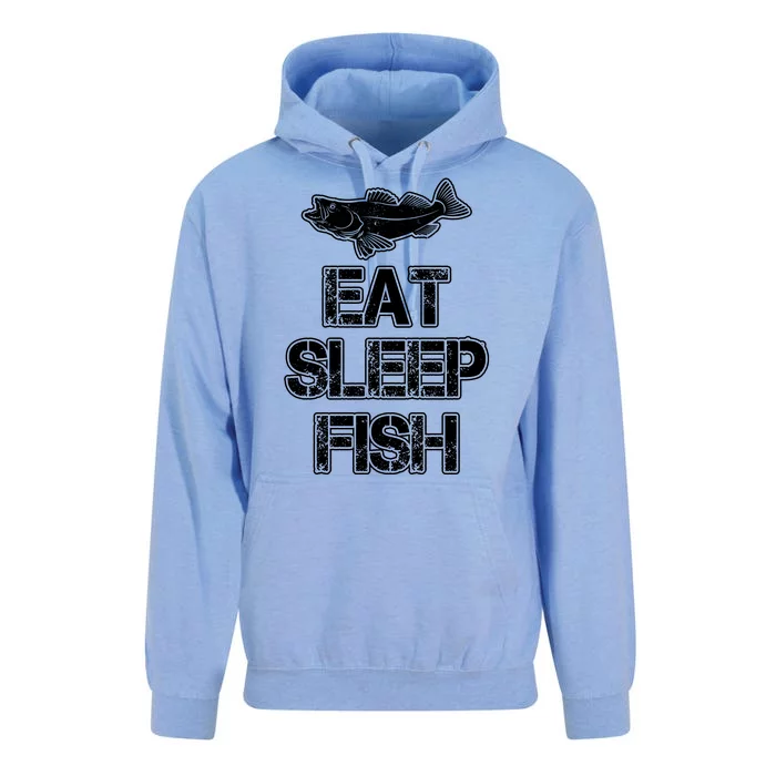 Eat Sleep Fish Fishing Fan Unisex Surf Hoodie