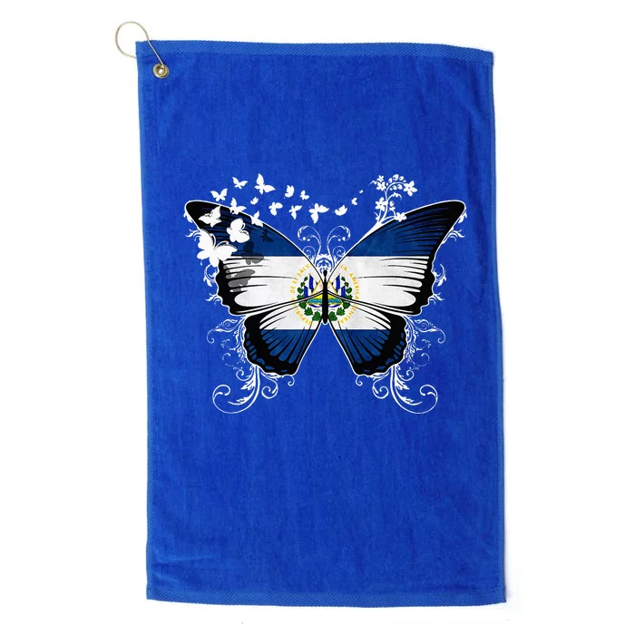 El Salvador Flag Salvadoran Platinum Collection Golf Towel