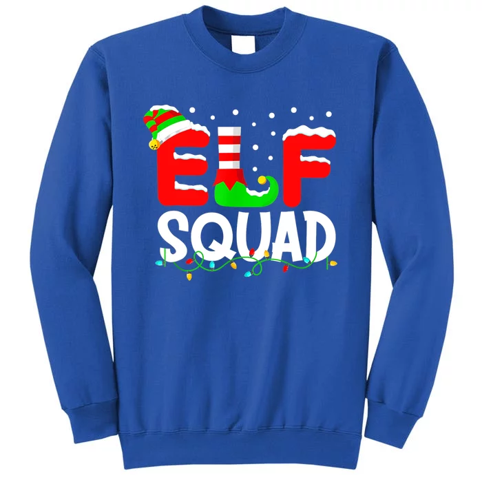 Elf Squad Funny Group Family Matching Christmas Pajamas Xmas Cute Gift Sweatshirt