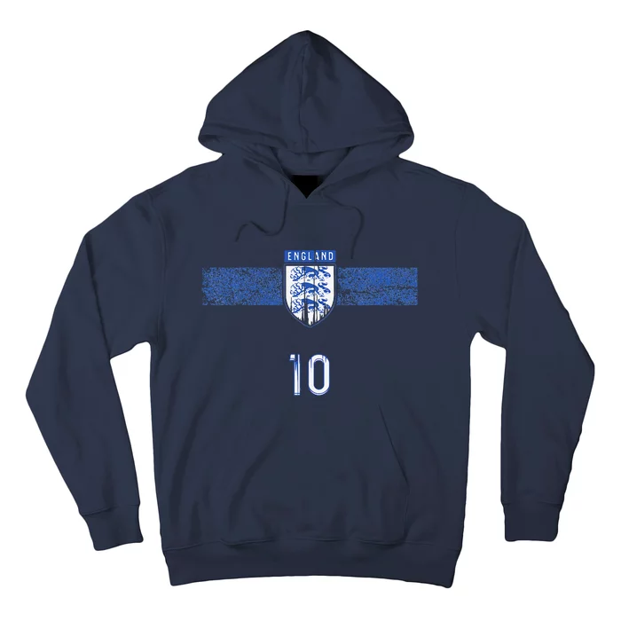 England Soccer Fans Jersey English Flag Football Lovers Hoodie