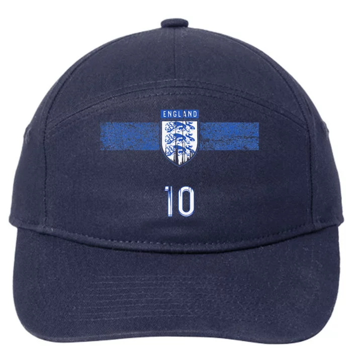 England Soccer Fans Jersey English Flag Football Lovers 7-Panel Snapback Hat