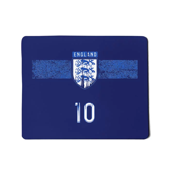 England Soccer Fans Jersey English Flag Football Lovers Mousepad