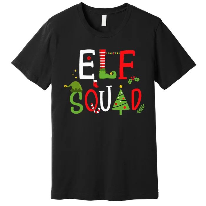 Elf squad for family christmas pajamas or xmas pj costume Premium T-Shirt