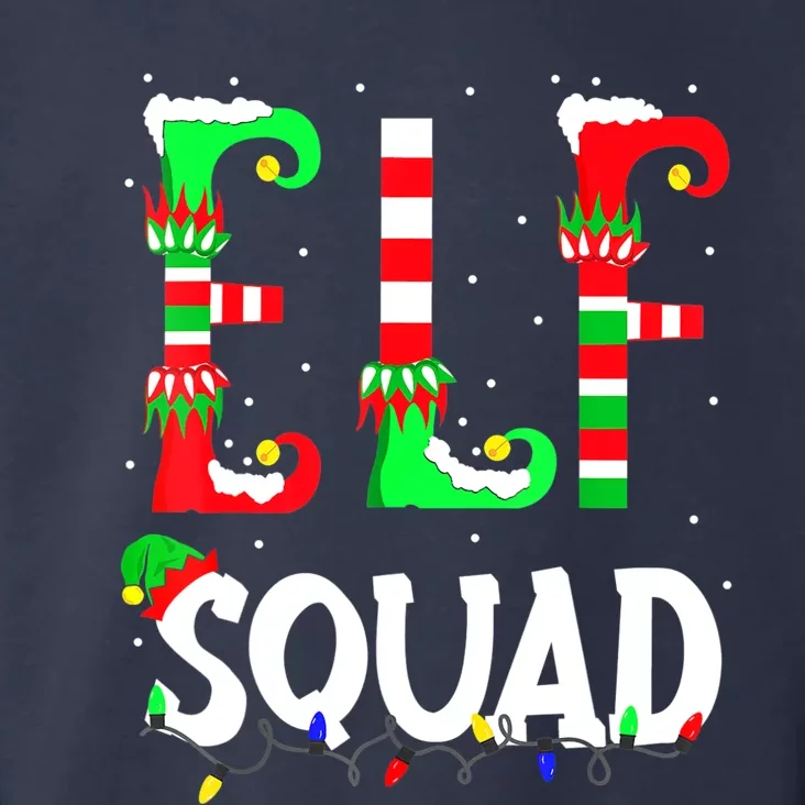 Elf Squad Funny Family Christmas Matching Pajamas Xmas Toddler Hoodie