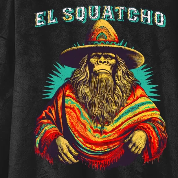 El Squatcho Funny Sasquatch Bigfoot Hooded Wearable Blanket