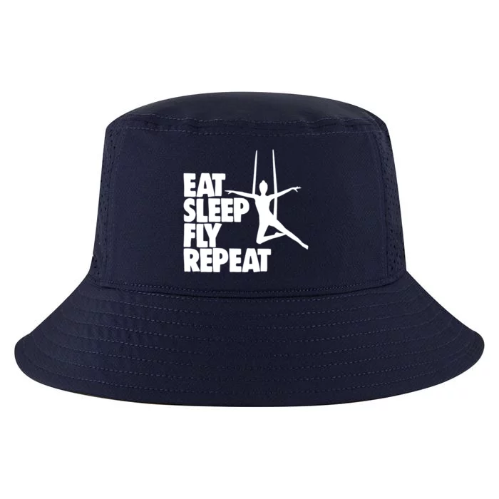 Eat Sleep Fly Repeat Aerial Funny Gift Aerial Skills Yoga Gift Cool Comfort Performance Bucket Hat