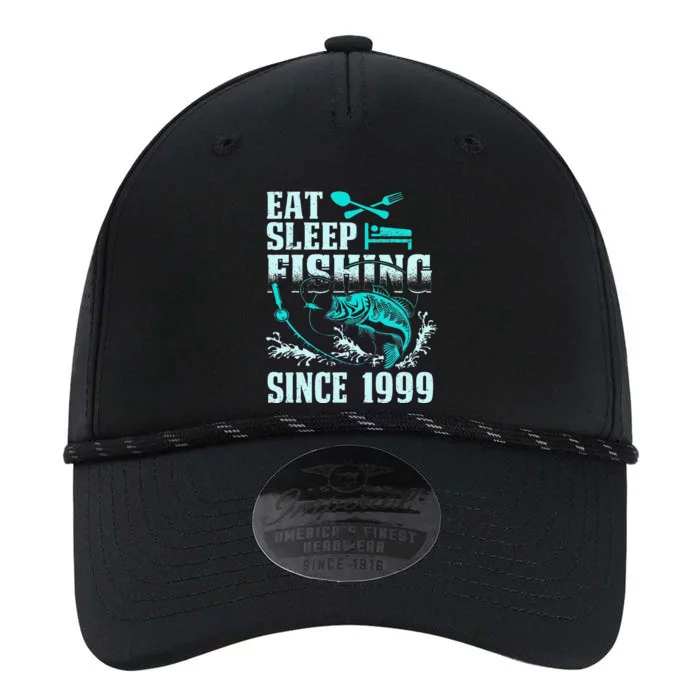 Eat Sleep Fishing Since 1999 18 Years Old Gift Performance The Dyno Cap