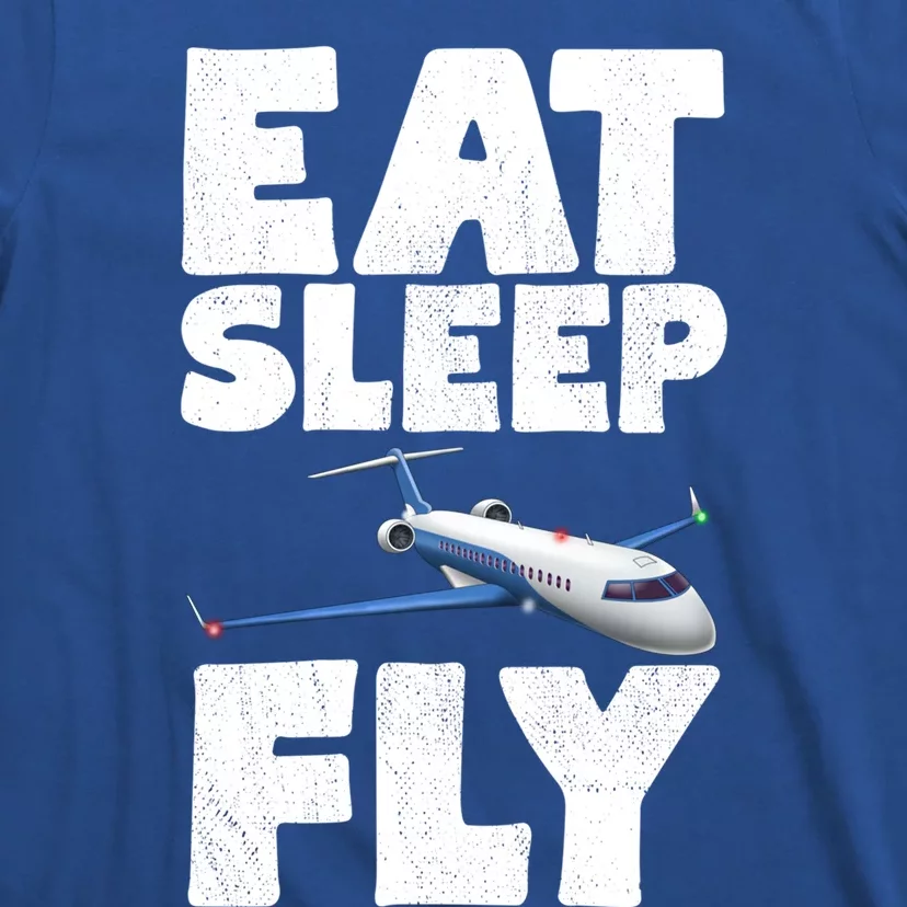 Eat Sleep Fly Aviator Flying Aircraft Gift T-Shirt