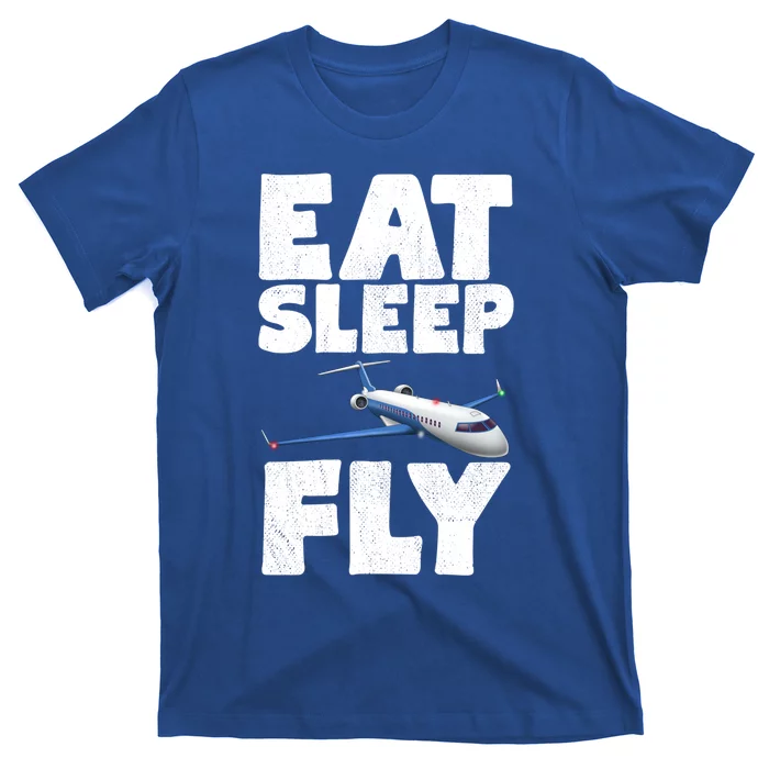 Eat Sleep Fly Aviator Flying Aircraft Gift T-Shirt