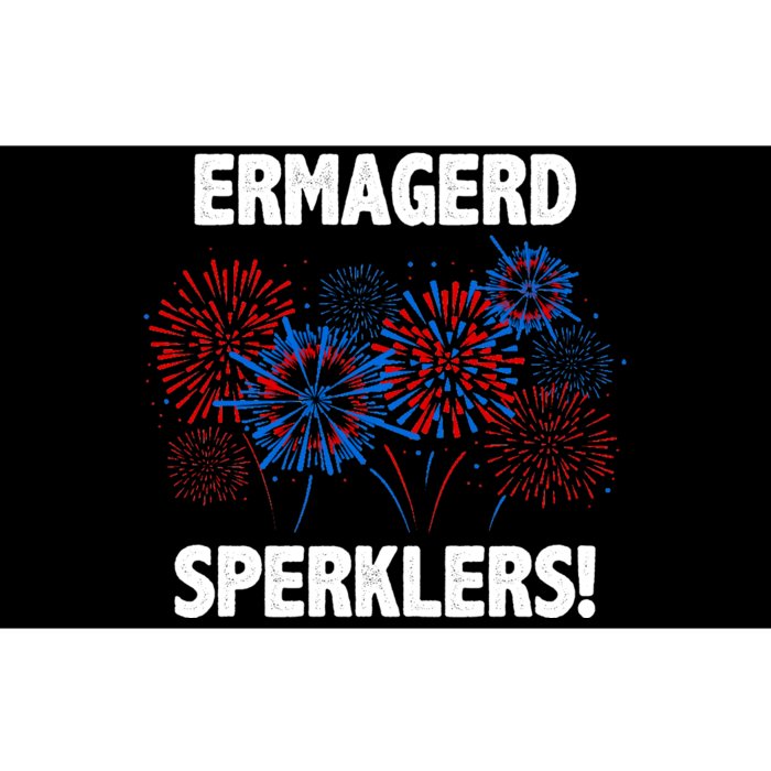 Ermagerd Sperklers Funny 4th Of July Fireworks Bumper Sticker