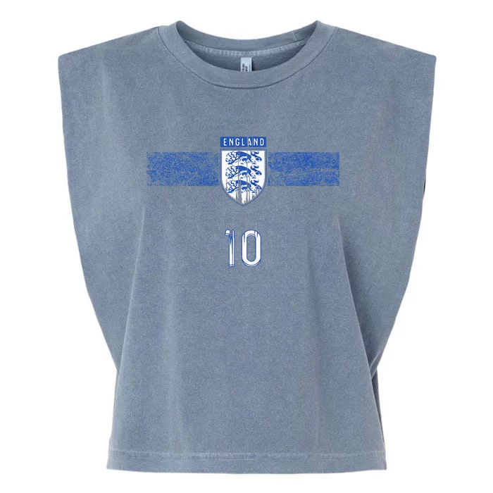 England Soccer Fans English Pride Garment-Dyed Women's Muscle Tee