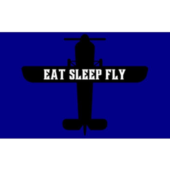 Eat Sleep Fly Pilot Outfit Airplane Runway Aviator Aviation Meaningful Gift Bumper Sticker