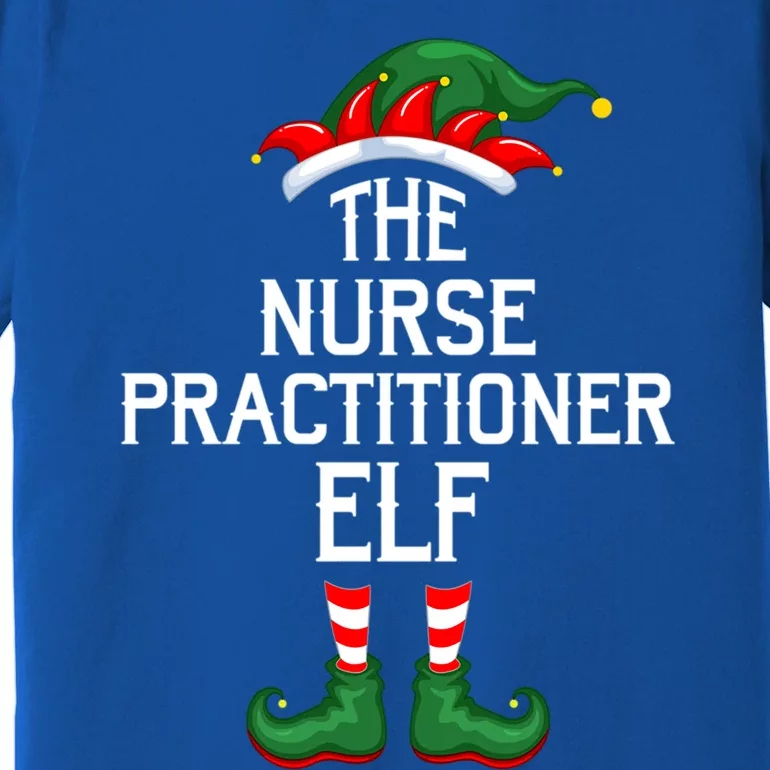 Elf Squad Family Matching Nurse Practitioner Elf Christmas Gift Premium T-Shirt