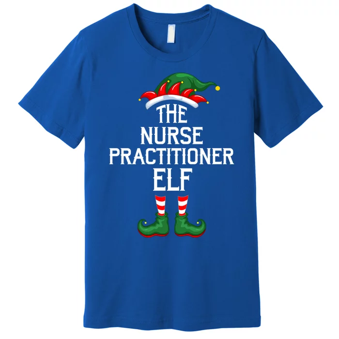 Elf Squad Family Matching Nurse Practitioner Elf Christmas Gift Premium T-Shirt