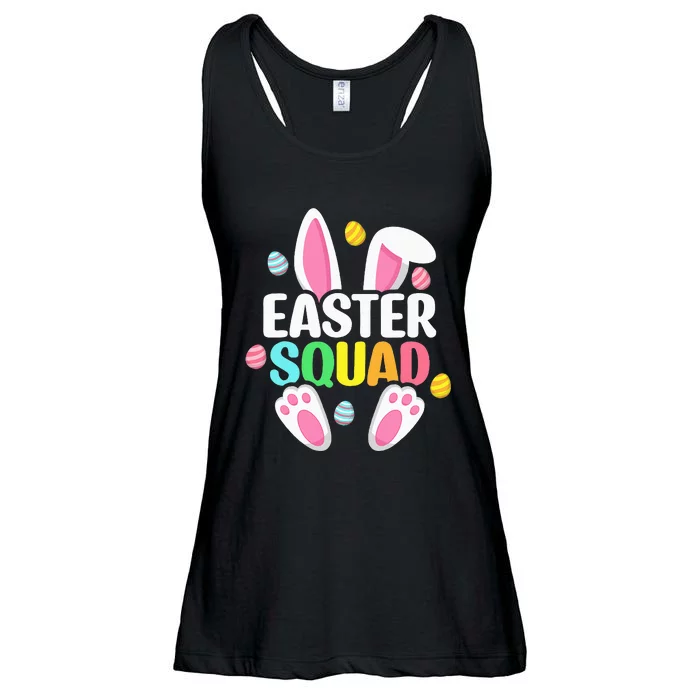 Easter Squad Family Matching Easter Day Bunny Egg Hunt Ladies Essential Flowy Tank