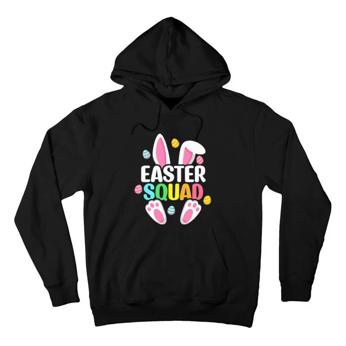 Easter Squad Family Matching Easter Day Bunny Egg Hunt Tall Hoodie