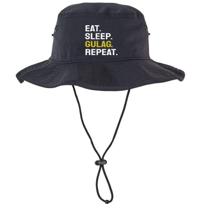 Eat Sleep Gulag Repeat Gamer Gift Funny Video Game Gulag Gift Legacy Cool Fit Booney Bucket Hat