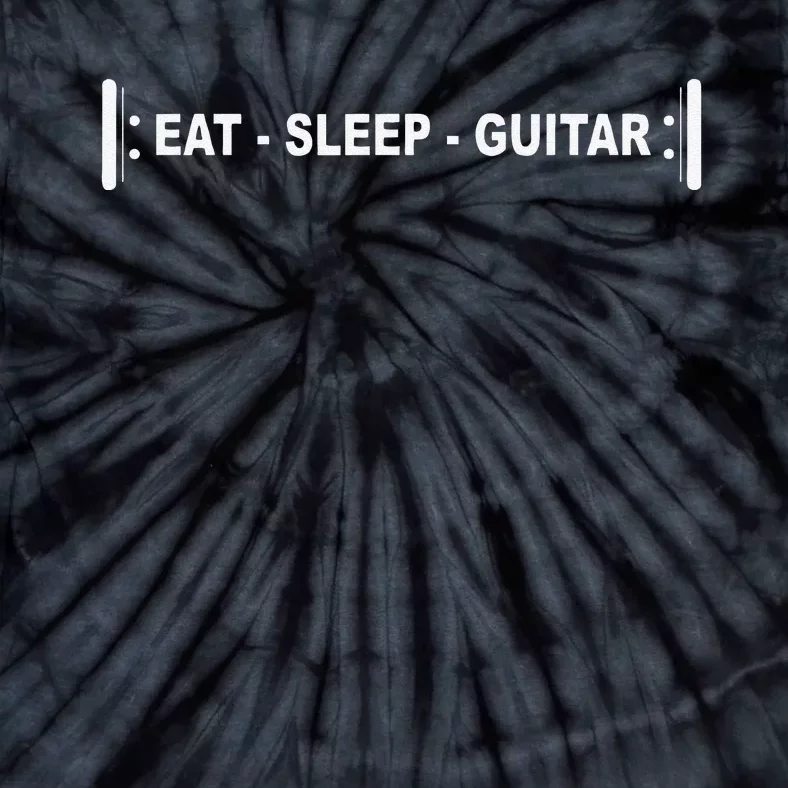 Eat Sleep Guitar Repeat Guitarists Guitar Sheet Music Tie-Dye T-Shirt