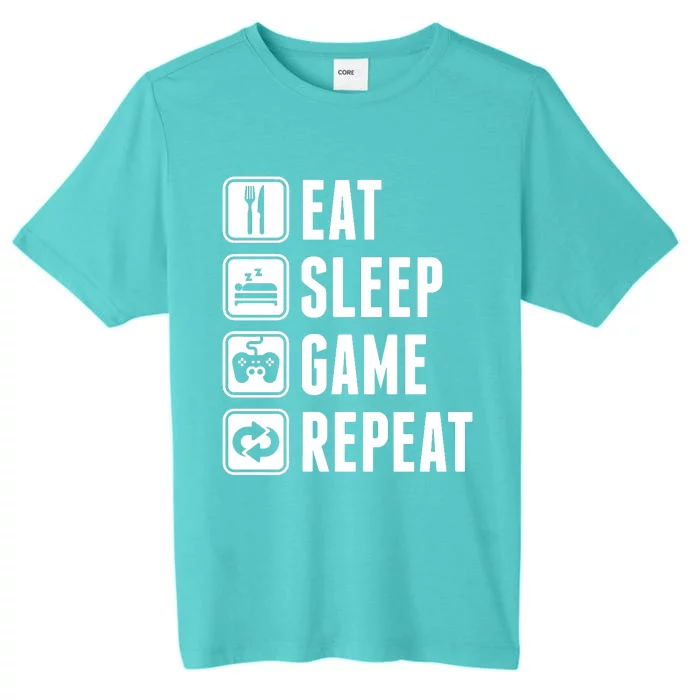 Eat Sleep Game Repeat ChromaSoft Performance T-Shirt