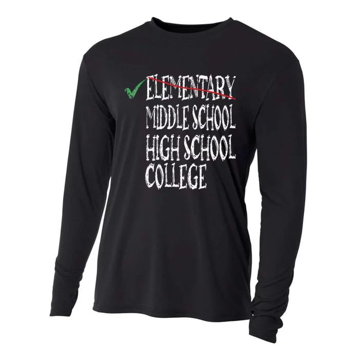 Elementary School Graduation 6th Grade Graduation Cooling Performance Long Sleeve Crew