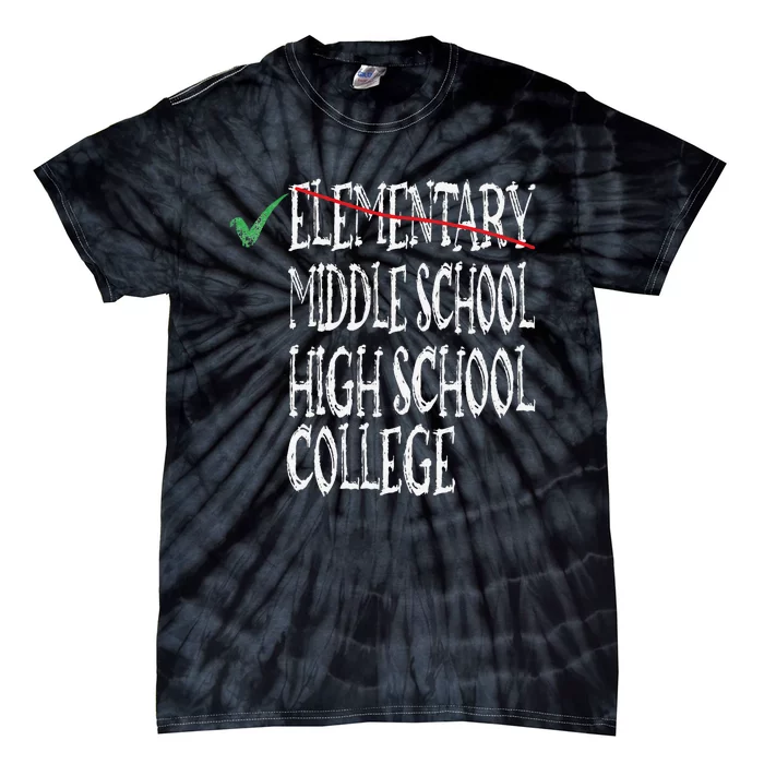 Elementary School Graduation 6th Grade Graduation Tie-Dye T-Shirt