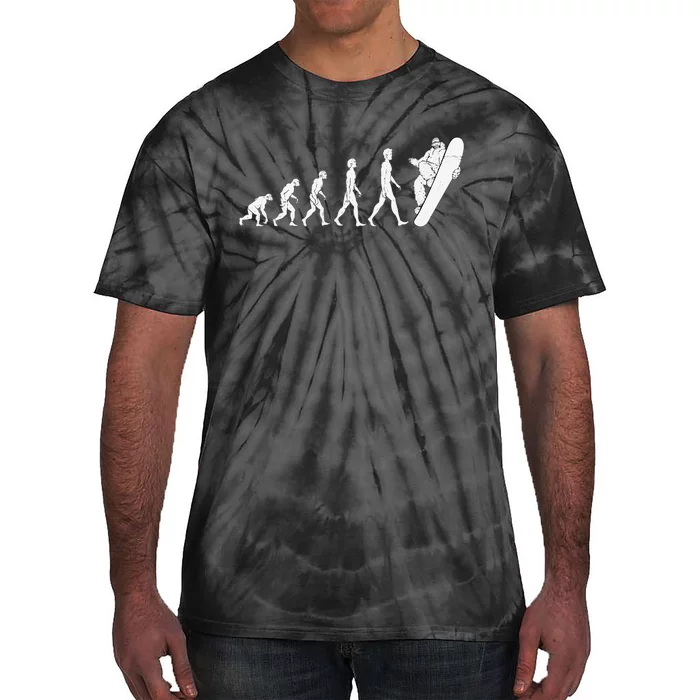 Evolution Snowboarding Great Gifts Snowboard Tie-Dye T-Shirt