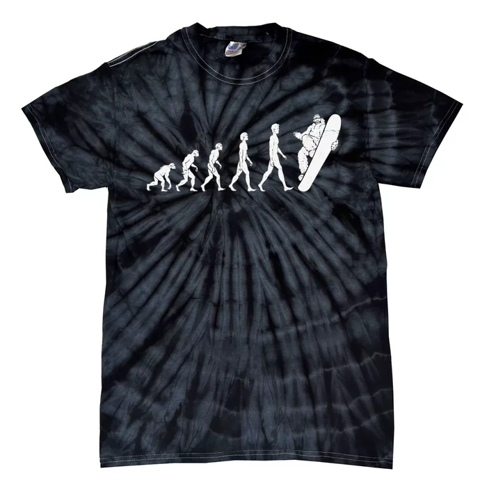 Evolution Snowboarding Great Gifts Snowboard Tie-Dye T-Shirt