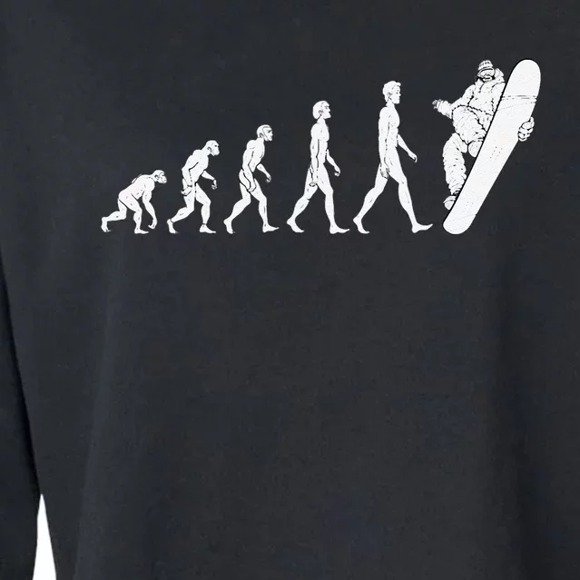 Evolution Snowboarding Great Gifts Snowboard Cropped Pullover Crew