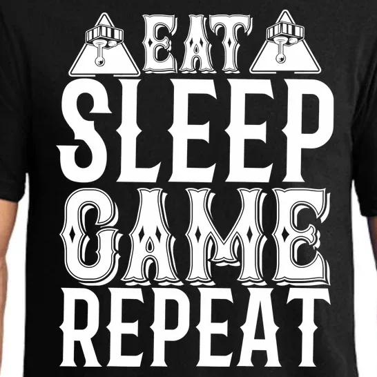 Eat Sleep Game Repeat Pajama Set