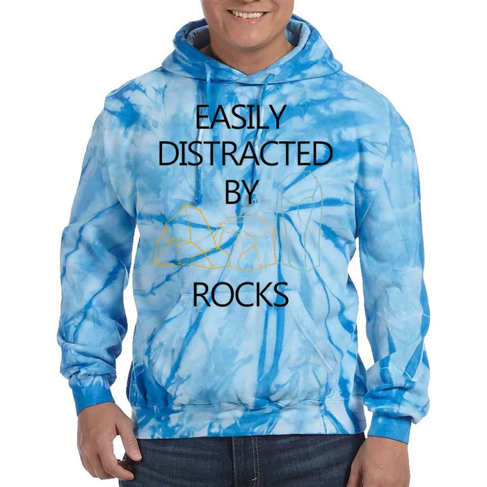 Earth Science Geology Rockhounding Tie Dye Hoodie