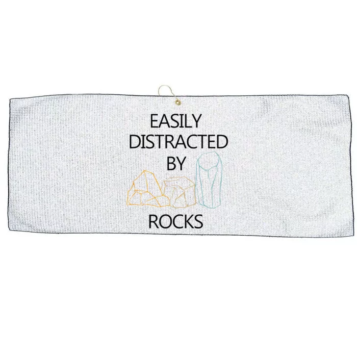 Earth Science Geology Rockhounding Large Microfiber Waffle Golf Towel