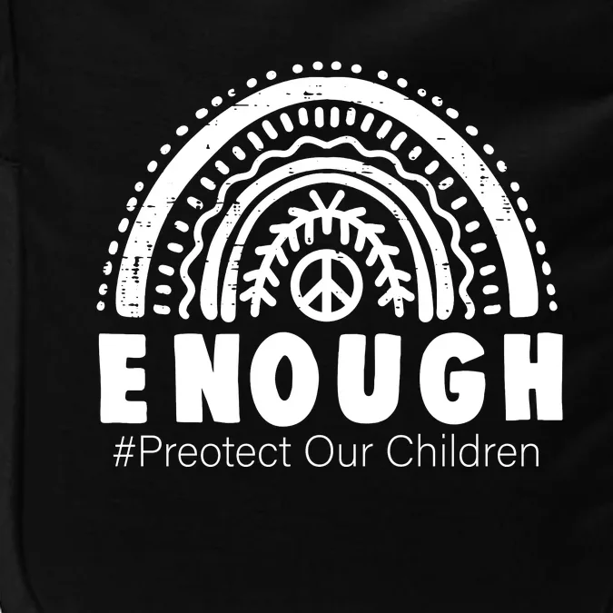 Enough Stop Gun Protect Our Children Orange Mom Dad End Gun Violence Impact Tech Backpack