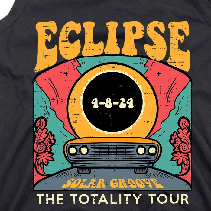 Eclipse Solar Groove Totality Retro 4.8.24 Tank Top