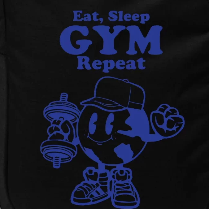 Eat Sleep Gym Repeat Bodybuilder Aesthetic Cool Gift Impact Tech Backpack