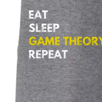 Eat Sleep Game Theory Repeat Gift Meaningful Gift Doggie 3-End Fleece Hoodie