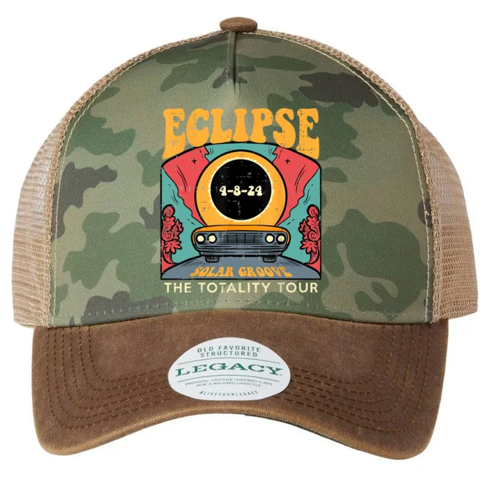 Eclipse Solar Groove Totality Retro 4.8.24 Legacy Tie Dye Trucker Hat