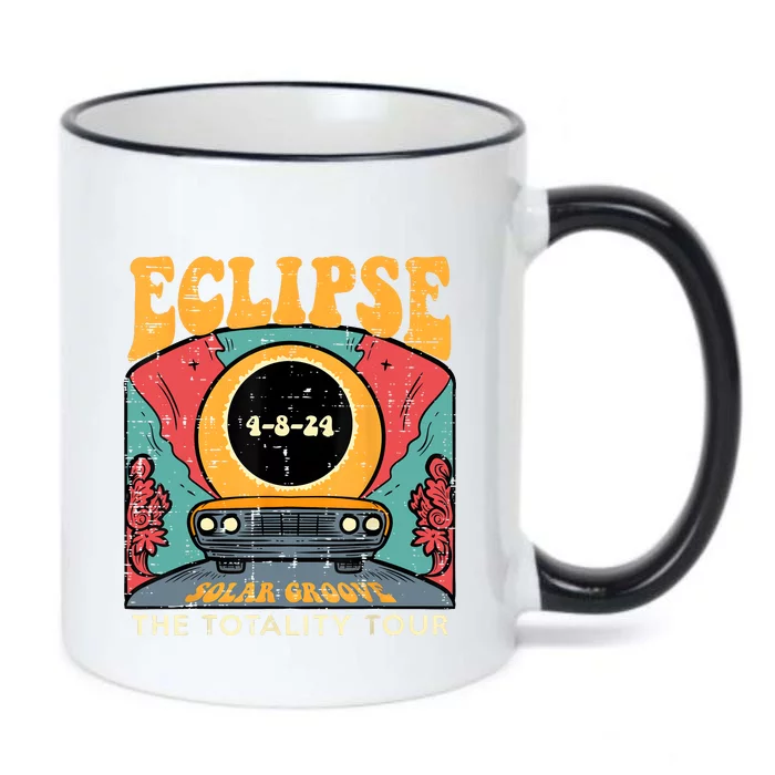 Eclipse Solar Groove Totality Retro 4.8.24 Black Color Changing Mug