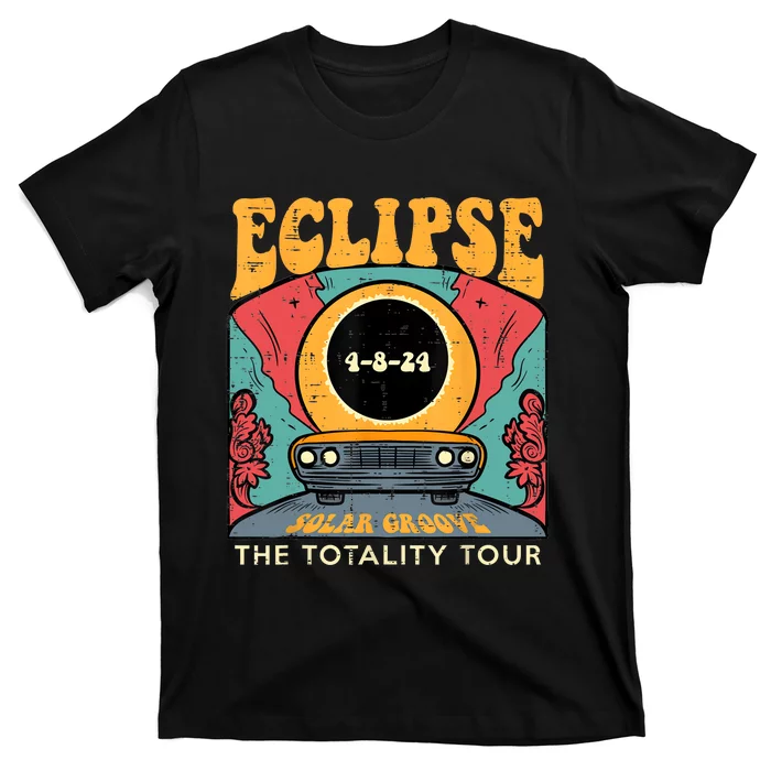 Eclipse Solar Groove Totality Retro 4.8.24 T-Shirt